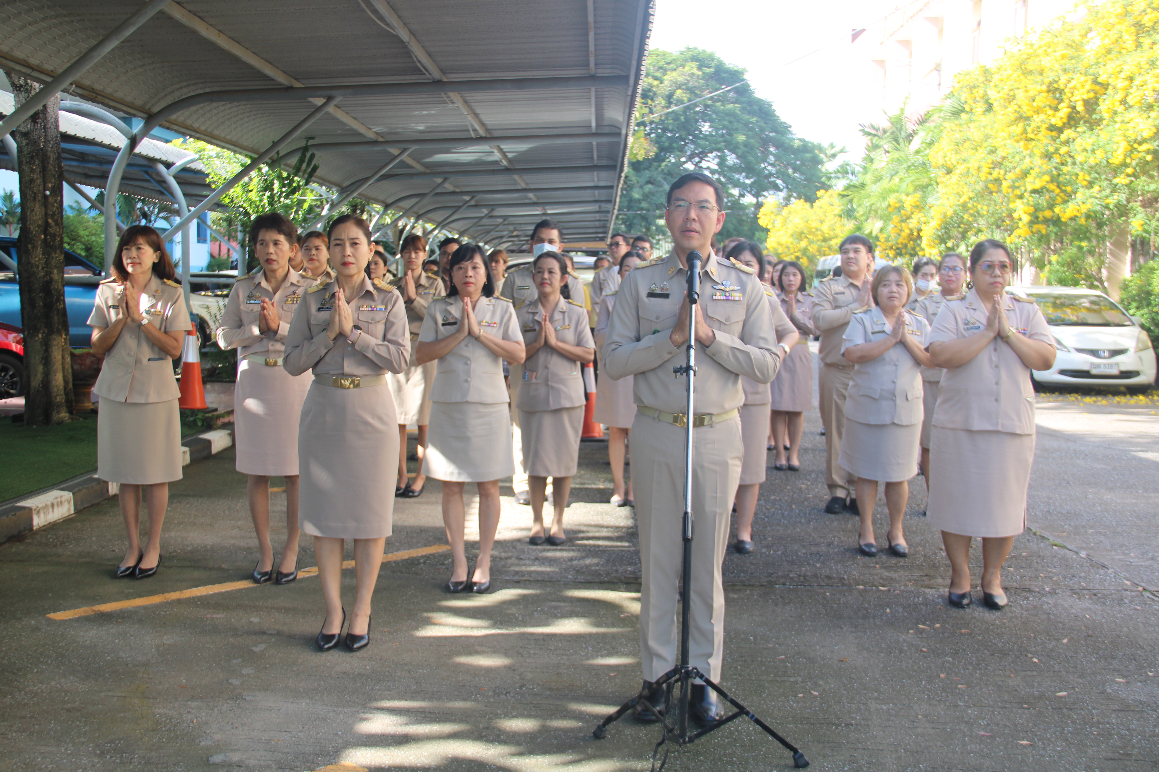 สพป.ฉะเชิงเทรา เขต 1 ร่วมกิจกรรมเสริมสร้างวัฒนธรรมในองค์กร ขับเคลื่อนคุณธรรม จริยธรรม ป้องกันการทุจริต แสดงความจงรักภักดี ต่อสถาบันชาติ ศาสนา พระมหากษัตริย์ 