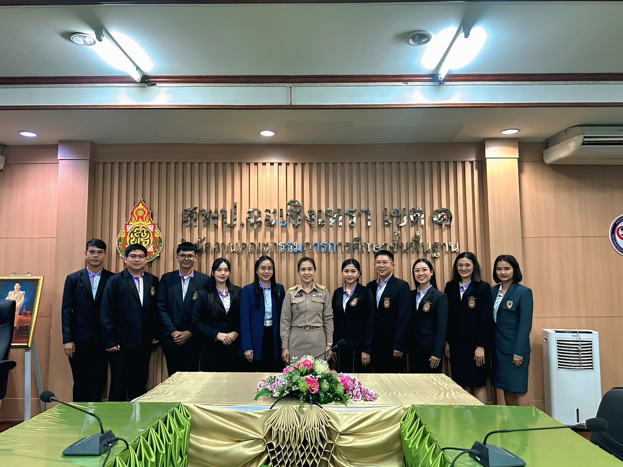 สพป.ฉะเชิงเทรา เขต 1 จัดกิจกรรมนักศึกษาฝึกประสบการณ์มหาวิทยาลัยราชภัฎราชนครินทร์พบผู้บริหารพี่เลี้ยง ในระดับปริญญาโทและปริญญาเอก 